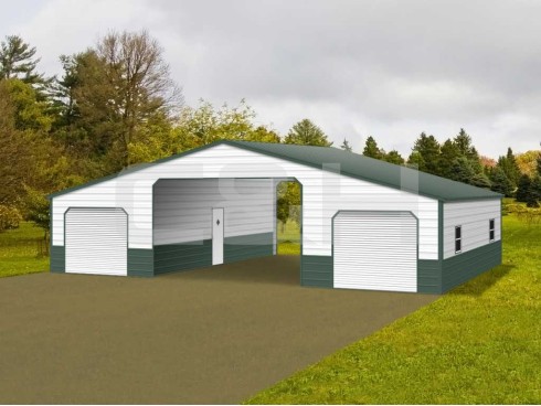 STRAIGHT ROOF BARN 42W x 31L x 1H